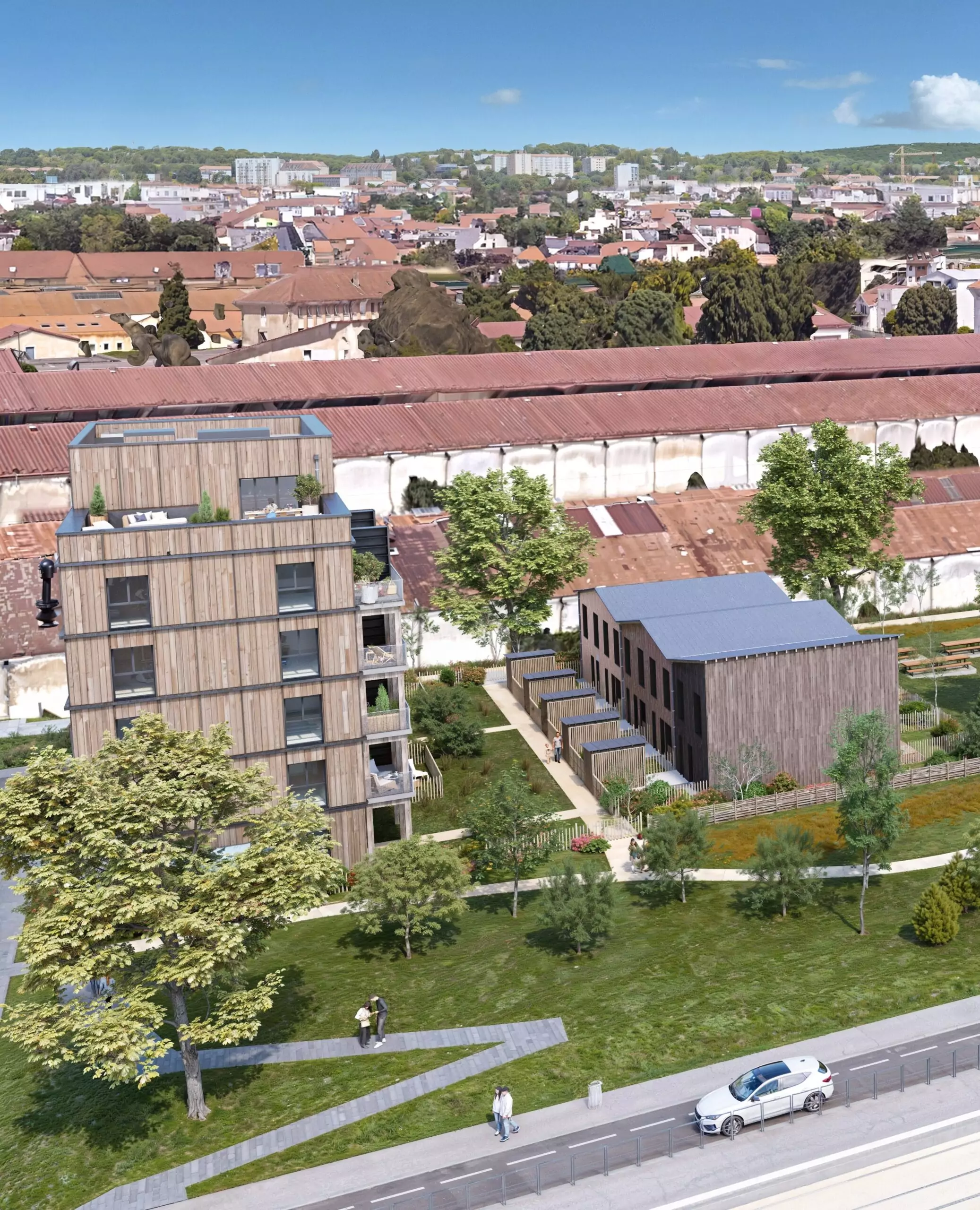 Rooj-Brulard à Besançon, maisons neuves Rooj by GA