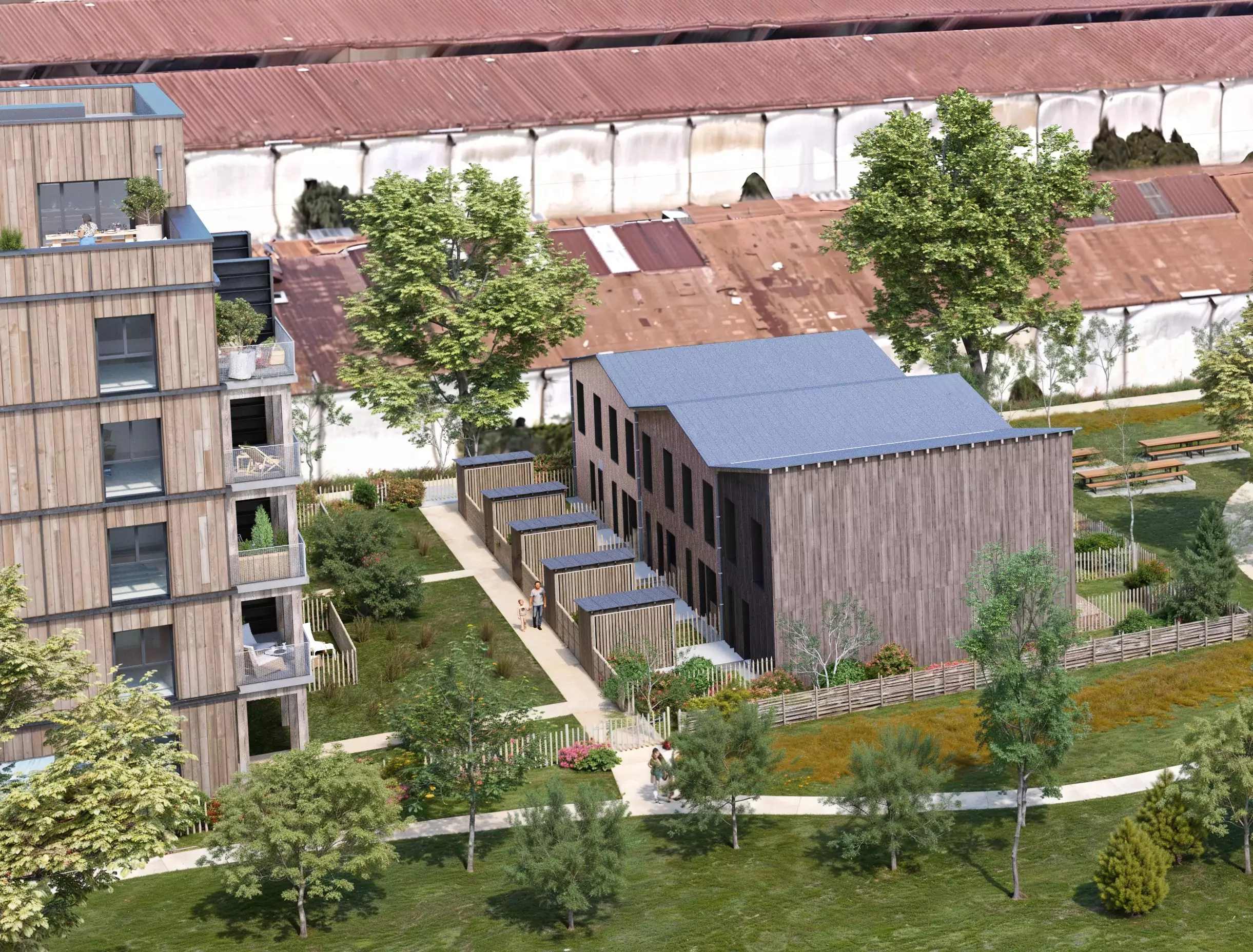 Rooj-Brulard à Besançon, maisons neuves Rooj by GA